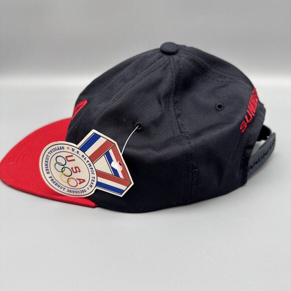 Vintage 1996 USA Olympics Snapback Hat Deadstock NWT NOS Embroidered - Picture 5 of 8